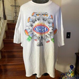 VTG 1990’s NHRA XL Shirt X-mas Tree Light Start Lights Pontiac Firebird on Back